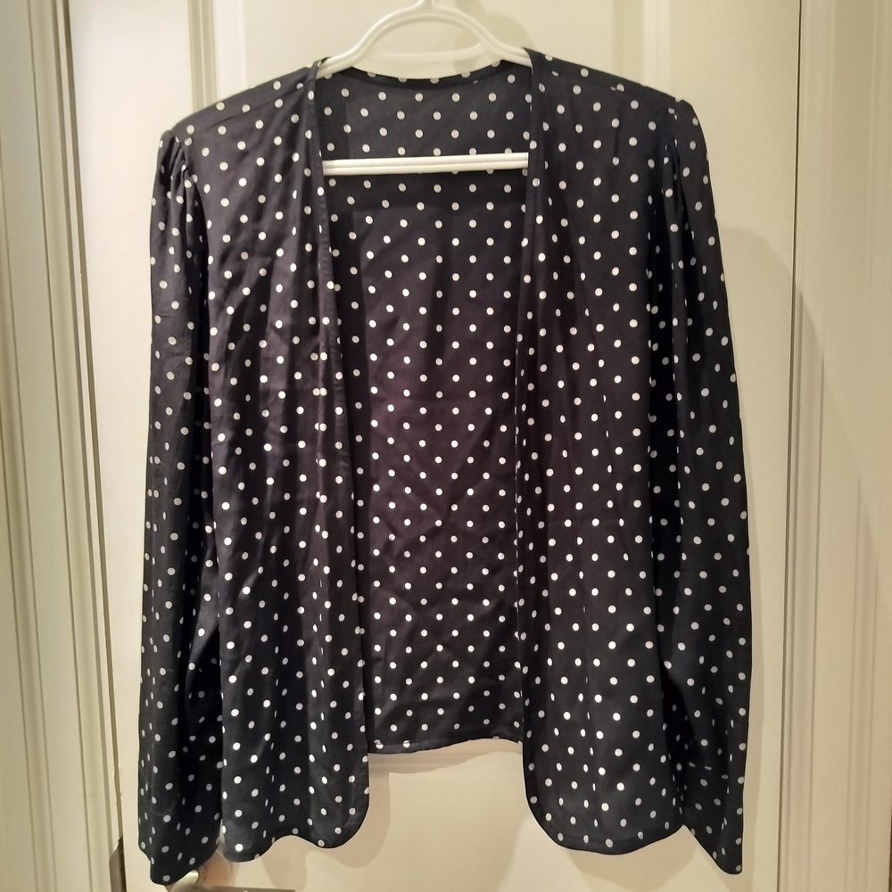 Vintage Selene Polka Dot Women's Top